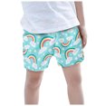 thumbnail image 3 of Yammkia Boys Summer Clothes Boys Athletic Shorts With Pockets Baby Boys' and Toddler Pull on Everyday Shorts for 3-4 Years,Mint Green, 3 of 5