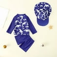 thumbnail image 4 of JUMEYU Baby Boy Rashguard Swimsuit Baby Rash Guard Swimsuit Set Swim Long Sleeve UPF 50+ Swim Shirt for Swim Lesson and Pool 2T 3T (Navy,2-3 Years), 4 of 4