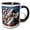 Black/White, variant on 3drose, American White Pelicans Birds, Oregon, Usa - Us38 Mhe0088 - Michel Hersen, 11oz Two-tone Red Mug