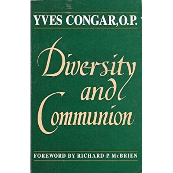 Pre-Owned Diversity and Communion (Paperback) 0896222756 9780896222755