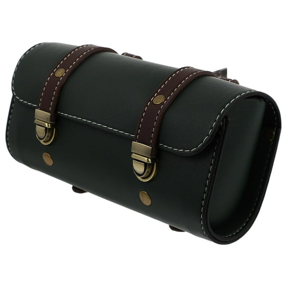 DINHEAROM 1Pack Bike Tail Bag with Metallic Buckle Waterproof Durable for Bicycle Men Women