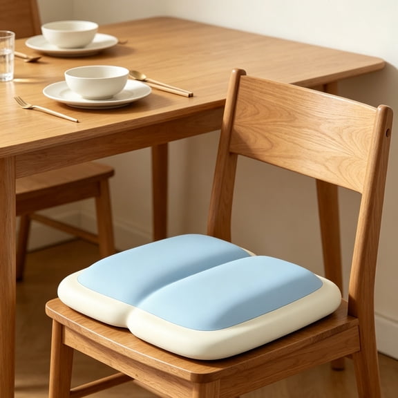 Eolstice Chair Cushion, Seat Riser Cushion For Sedentary Use, Height Increasing Supportive Foam Pad, Comfortable Chair Topper, For Office Desk Chair, Home