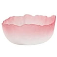 thumbnail image 1 of Pink Glass Bowl for Home Use Elegant Style Large Capacity Smooth Surface 7.87 Inches, 1 of 8