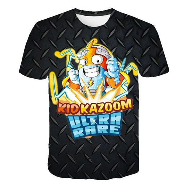 Super Zings camisetas 2023 nuevo verano ninos nino nina estampado dibujos animados camisetas 1 14 anos ninos moda Casual Tops camisetas disfraces 13T Gao Jinjia LED Walmart en linea