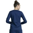 thumbnail image 5 of Cherokee Workwear Revolution Tech Women's Scrubs Top Long Sleeve V-Neck WW855, 5 of 5