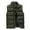 Lettre Verte, variante sur Tenmix Gilet à Fermeture Éclair Complète pour Homme Coupe Régulière Manteaux d'Hiver Chauds Doudoune Veste de Vacances Gilet Sans Manches Vêtement d'Extérieur Rouge m
