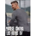 thumbnail image 3 of 2pcs Playera De Licra Deportiva Para Hombre Compresión Gym, 3 of 7