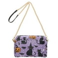thumbnail image 2 of FORMRS Women Crossbody Purse with Chain Strap Vegan Leather Shoulder Handbag, Halloween Cats, 2 of 7