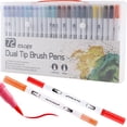 thumbnail image 3 of CIVG 72pcs Paint Markers Set Dual Tip Paint Pens with Fine Tip Thick Tip 72 Color Water-Soluble Paint Marker Set Multipurpose Drawing Art Crafts for DIY Craft Drawing Planner Scrapbooking Notebook, 3 of 10