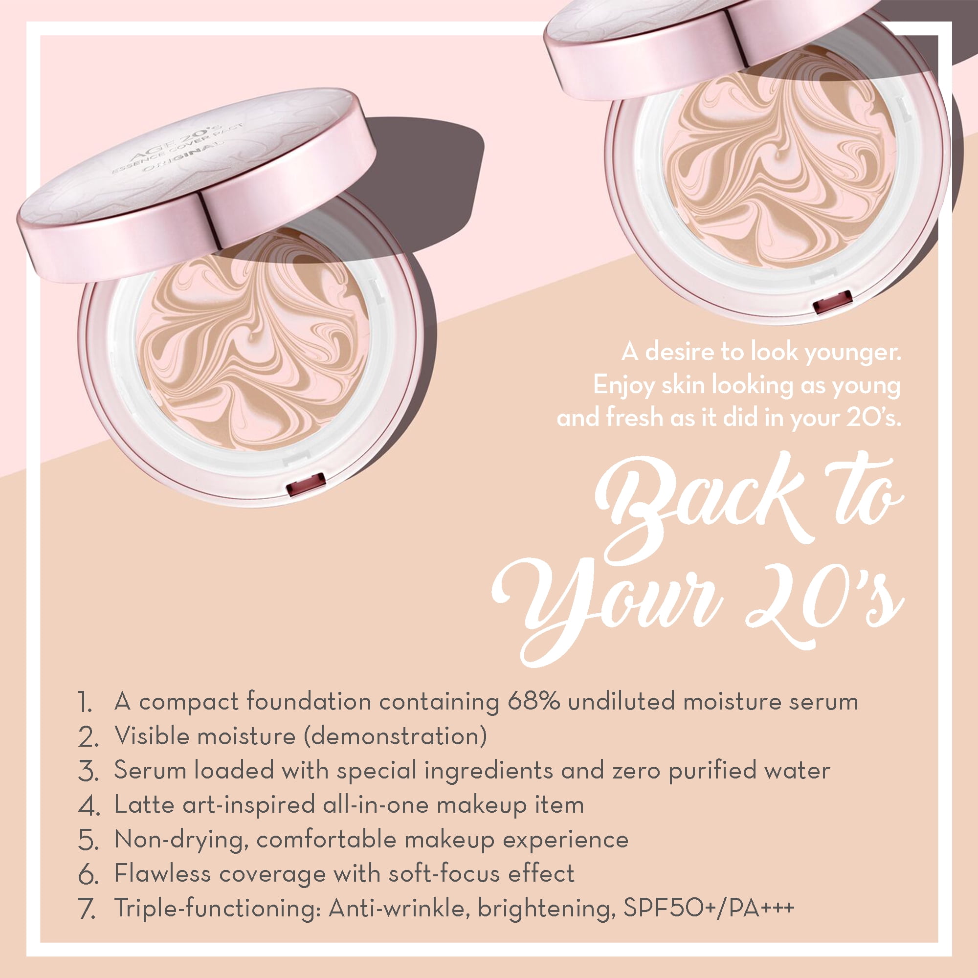 Age 20 S Essence Cover Pact Vx Season8 Include Refil Korea Makeup