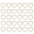 thumbnail image 1 of 30pcs Heart Shaped Split Key Rings Crafts DIY Rings Keychain Metal Key Rings, 1 of 9