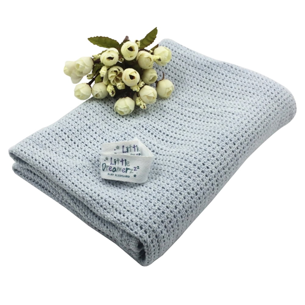 Baby Blanket Knitted Toddler Blanket for Newborn Baby Boy and Girls