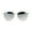 clear silver mirror, variant on Flat Panel Mirror Lens Oversize Cat Eye Double Frame Womens Sunglasses Blue Silver