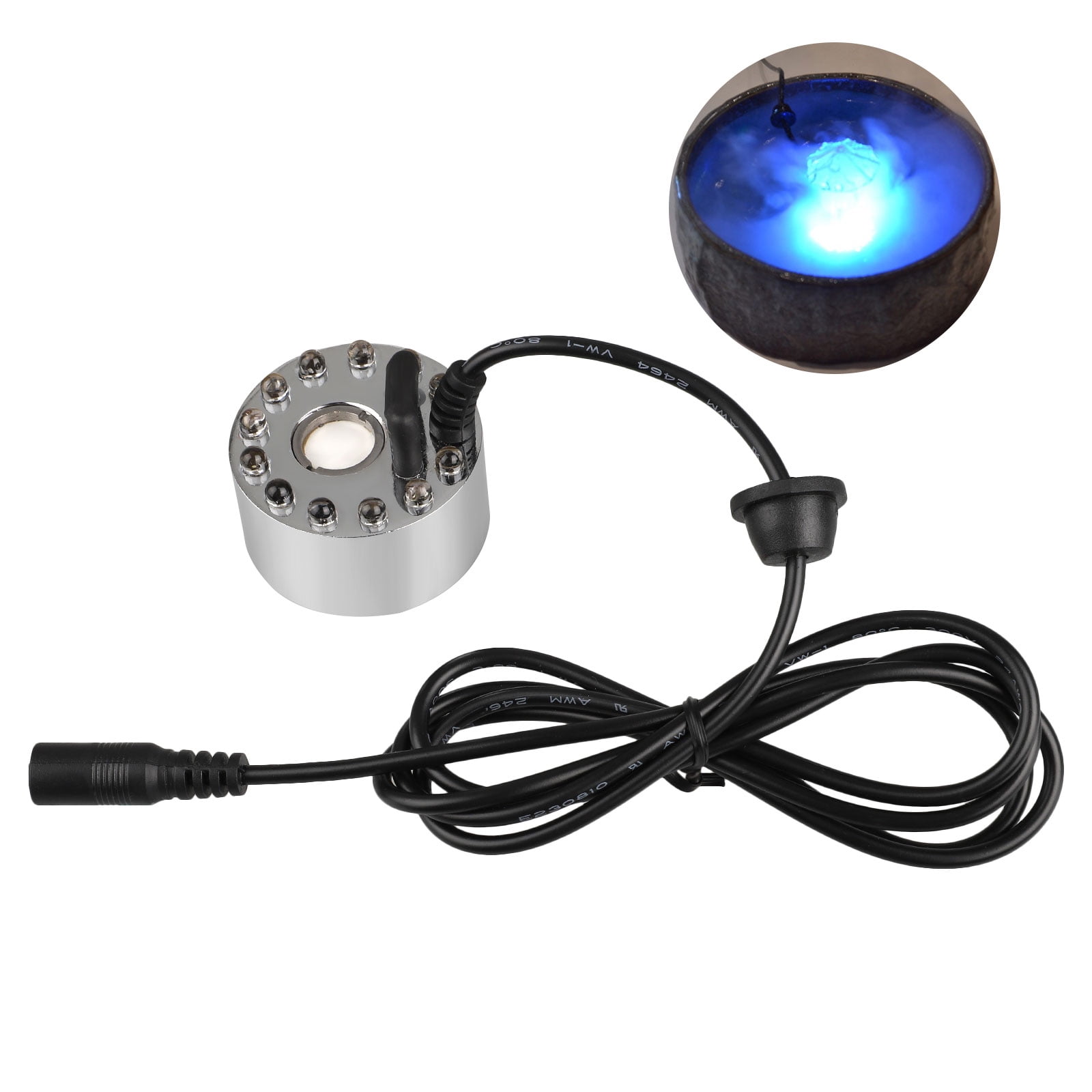 EEEkit 24V 12 LED Ultrasonic Fog Mist Maker Fogger Atomizer Air Humidifier,Mist Maker Fogger