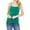 KELLY GREEN, variant on Women's Cami Built-in Shelf Bra Adjstable Strap Camisole Tank Top (Junior Sizes)