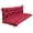 Red, variant on Replacement Cushion Patio Garden Swing Chair Bench Hammock Seat Backrest Pad Mat