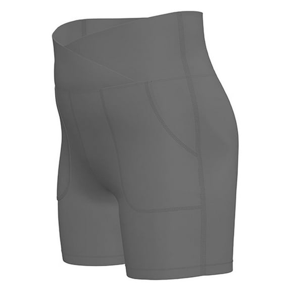 Akiihool Cartwheel Shorts for Girls Girl's Cotton Biker Shorts and Cartwheel Short (Grey,8-9 Years)