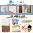 thumbnail image 3 of WAYCOM Suction Cup Hooks for Glass,Removable & Reusable SS Holders for Bathroom Towel 2pcs, 3 of 8