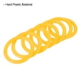 thumbnail image 4 of Unique Bargains 4cm Plastic Carnival Ringtoss Rings Hoop Party Favor Game, Yellow 24 Pack, 4 of 5