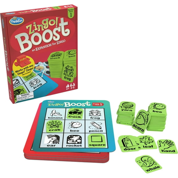 Paquete de expansión ThinkFun Zingo! Juego para niños Booster Pack #1