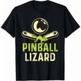 thumbnail image 1 of Pinball Lizard Cool Pinball Arcade Player Humor Costume Tee,for unisex up to 3XL, 1 of 4