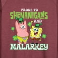 thumbnail image 3 of SpongeBob SquarePants - Prone To Shenanigans And Malarkey - Women's Lightweight French Terry Long Sleeve Shirt, 3 of 6