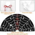thumbnail image 6 of Halloween Spider Web Black Funny Star 36 Inch Christmas Tree Skirt Carpet Mat Funny Party Soft Cover Mat Decor Supplies for Xmas Halloween Decorations Occasion Farmhouse, 6 of 6