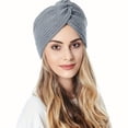 thumbnail image 1 of Bandeau Croisé en Tissu Tricoté Antidérapant à Grand Bord Style Rétro pour Femmes et Filles, 1 of 5