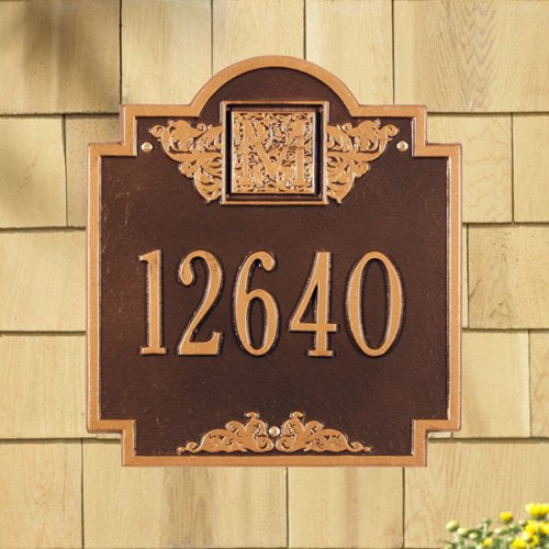 Whitehall Monogram 1-line Standard Wall Plaque