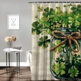 thumbnail image 2 of Awypu St Patricks Day Happy St Patricks Day Waterproof Shower Curtain Multiple Sizes White, 2 of 7