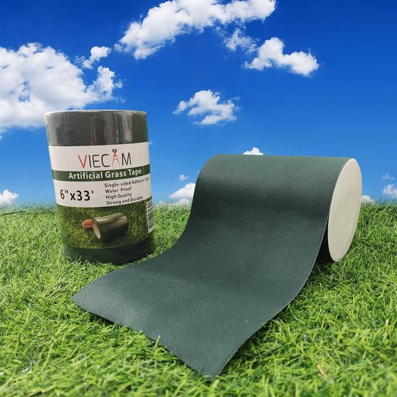 6" x 33' Turf Tape Artificial Grass Seam Tape - Self-Adhesive for Artificial Turf, Lawn, Fake Grass Carpet - 6" x 33' Roll