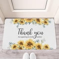 thumbnail image 2 of Sunflower Wood Garland (3) Door Mat 30 X 17 Inch Welcome Doormat Indoor Outdoor Entrance Floor Mat Non Slip Spring Summer Decor Rubber Mats, 2 of 6