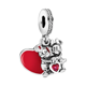 thumbnail image 1 of Pulsera de plata de ley 925 Original para mujer, abalorio de avión de Disney, Mickey Mouse, Minnie Mouse, Pandore 925 Original, 1 of 4