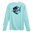 thumbnail image 3 of SCALES Paradise Sail Long Sleeve Performance Shirt White, 3XLarge, 3 of 4
