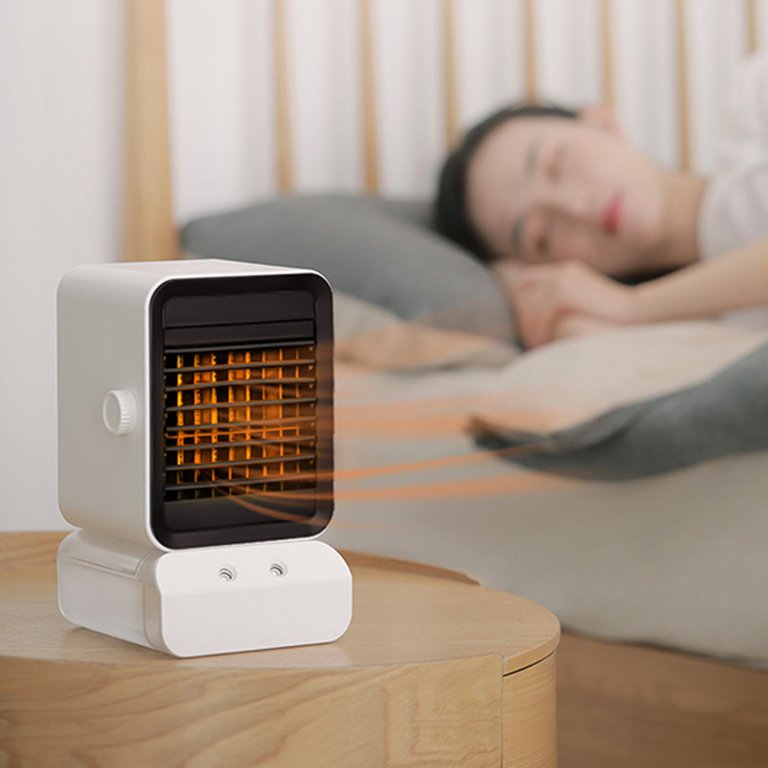 Household Vertical Electric Heater Cooler Small Size Low Noise Cooler u0026  Heater for Home Room Office Bedroom Room Indoor Use US - Walmart.com