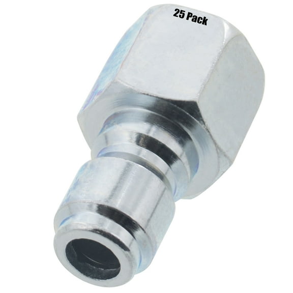 25 pack of Pressure Washer 3/8" Female NPT to Quick Connect Plug Zinc Coupler