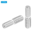 thumbnail image 3 of Uxcell M12*M14*50mm Double End Threaded Stud Screw Bolt, 5 Pack 304 Stainless, 3 of 5