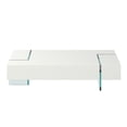 thumbnail image 3 of Pemberly Row Coffee Table with 19mm Tempered Glass Base in White, 3 of 4