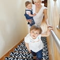 thumbnail image 2 of Floral Collection Contemporary, Cozy, Vibrant and Soft Stair Tread Mats & Rugs, 9'' x 28'', 2 of 6