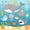 Bright Blue, variant on Manfei Cartoon Ocean Twin Quilt Set, Kawaii Whale Shark Twin Coverlet Set, Bright Blue, 2-Piece, 1 Bedspread and 1 Pillowcase