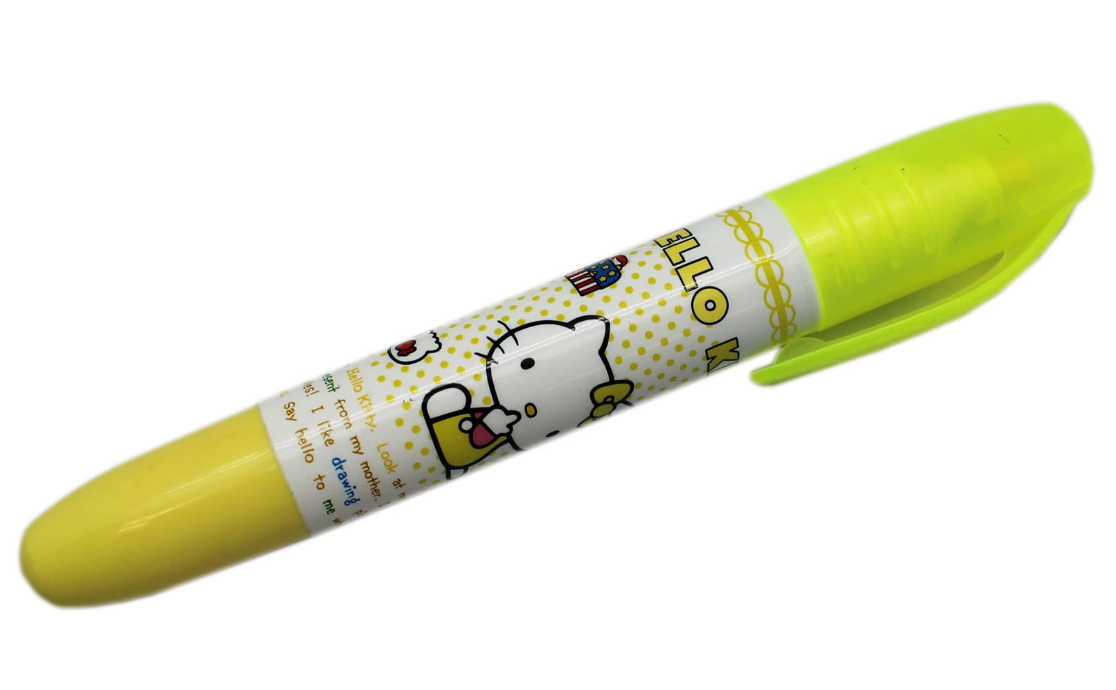 Hello Kitty Neon Yellow Highlighter