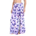 thumbnail image 2 of Women Sarong Wraps Butterflies in Purple Swimsuit Beach Pareo Bikini Coverups Skirt M, 2 of 7