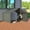 Gray, variant on Csumabls Dog Shade Shelter, Portable Pet Tent, Water Resistant Dog House for Shade Protection, Outdoor, Garden, Patio, Backyard, Gray