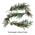 thumbnail image 3 of GUANGHONG Christmas Decorative Vine Festive Holiday Front Door Wreath Summer, 3 of 5