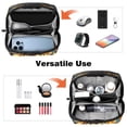 thumbnail image 6 of Leopard Tech Gear Oxford Cloth Waterproof Charger Organizer Case for Electronic Devices Storage - Hard Drive Case, Cord Organizer, Travel Cord Organizer Case - 5.9x9.44x3.14 in, 6 of 6