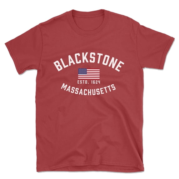 Blackstone Massachusetts Patriot Men's Cotton T-Shirt