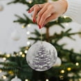 thumbnail image 5 of Ceramic Christmas Ornament Purple Christmas Tree Xmas Tree Ornaments Christmas Decorations Ornament Christmas Tree New Year Party Decorations Supplies, 5 of 8