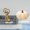 thumbnail image 2 of Figura decorativa de calabaza para parejas, ideal como recuerdo o regalo. Escultura para enamorados. Cojín decorativo para aniversario, novia, familia, 2 of 8