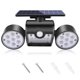 thumbnail image 3 of 2 piezas de lámparas solares para uso en exteriores, lámpara solar LED, luz solar súper brillante con sensor de movimiento, luz de pared de seguridad, luz de pared impermeable, jardín WD.WDQZL Lámparas e Iluminación, 3 of 12