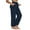 Navy, variant on ZZwxWA Capri Women Yoga Pants with Pockets for Women Pajamas Work Pants Wide Leg Drawstring Pants for Women's Lounge Tax Free Weekend
